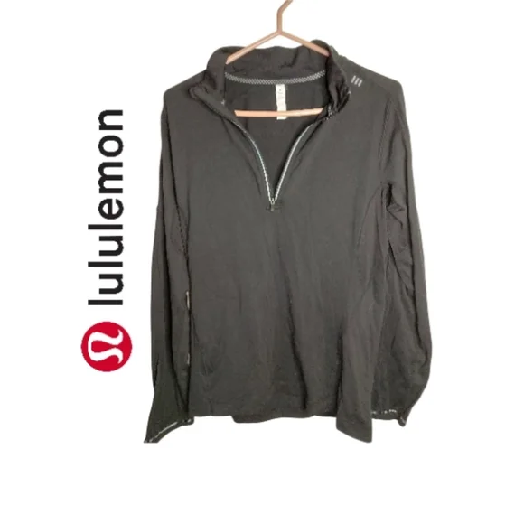 Lululemon Mens Black Stretchy Pullover - Picture 1 of 8